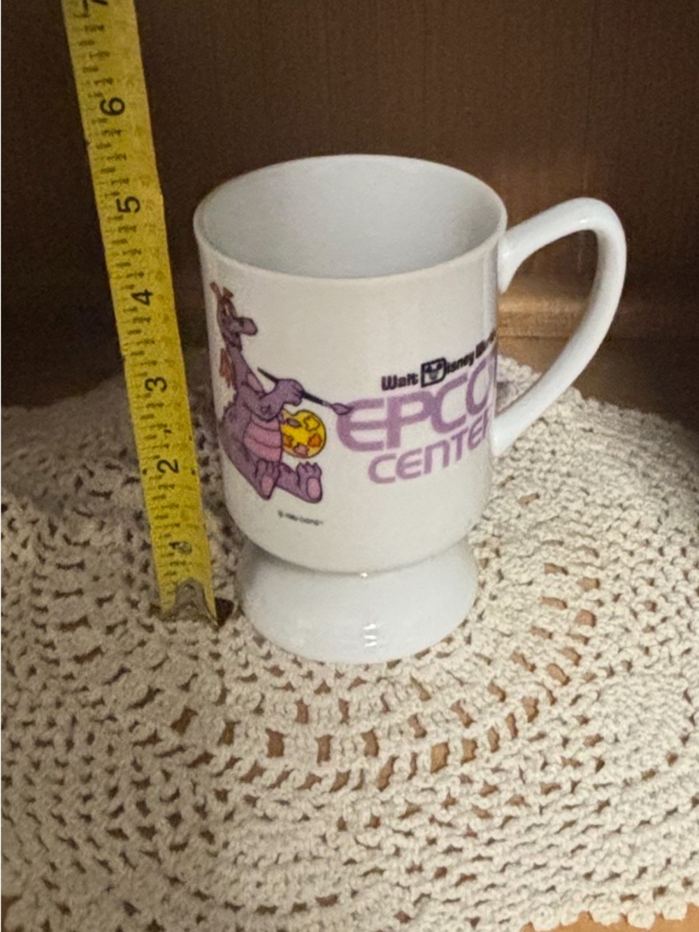 Walt Disney World Epcot Center Figment pedestal mug - Picture 5 of 6